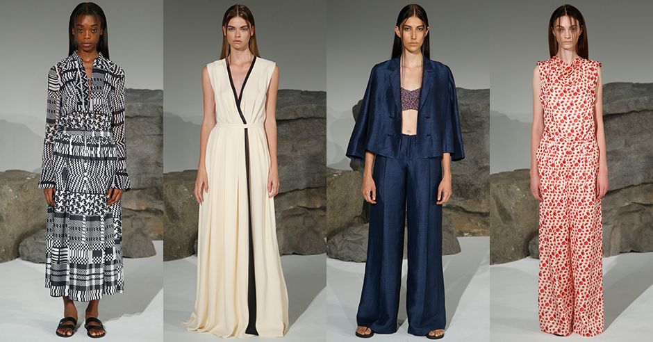 wwd_jp's tweet photo. 【ルック】「リエ」2016年春夏ニューヨーク・コレクション http://t.co/FFphzpOLMu #NYFW #FashionFlock #RHIE http://t.co/Di670K6Zk7