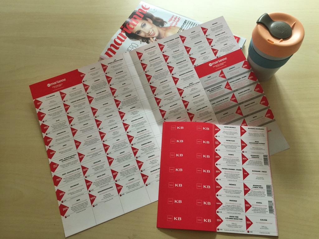 Káva a kupónky připraveny, jde se nakupovat! #DnyMarianne