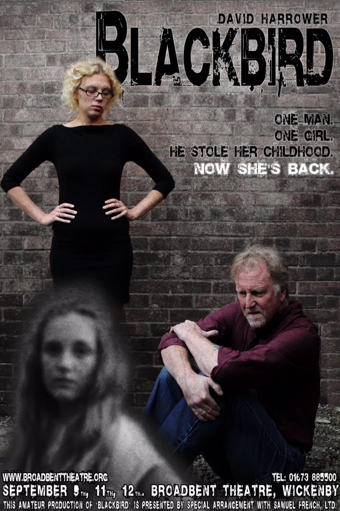 BroadbentLRP's tweet photo. Tonight, at 19:30. Don't miss David Harrower's contemporary tragedy #BLACKBIRD. http://t.co/7rvaFD9YT3
