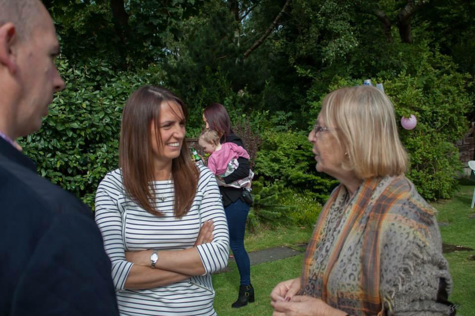 Family BBQ for livvys birthday. All the important people none of the trash #familycomesfist