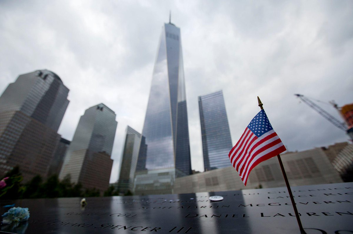 TimesSquareNYC's tweet photo. Take the day to pause &amp; remember 9/11 victims &amp; honor those who came to the aid of NYC 14 yrs ago. #Remember911 http://t.co/AasbG4DrNl