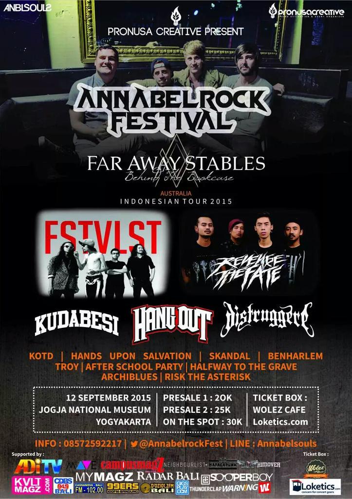 HTTGofficial's tweet image. Are u ready for @annabelrockfest ?! On this saturday at Jogja National Museum , be there guys~
