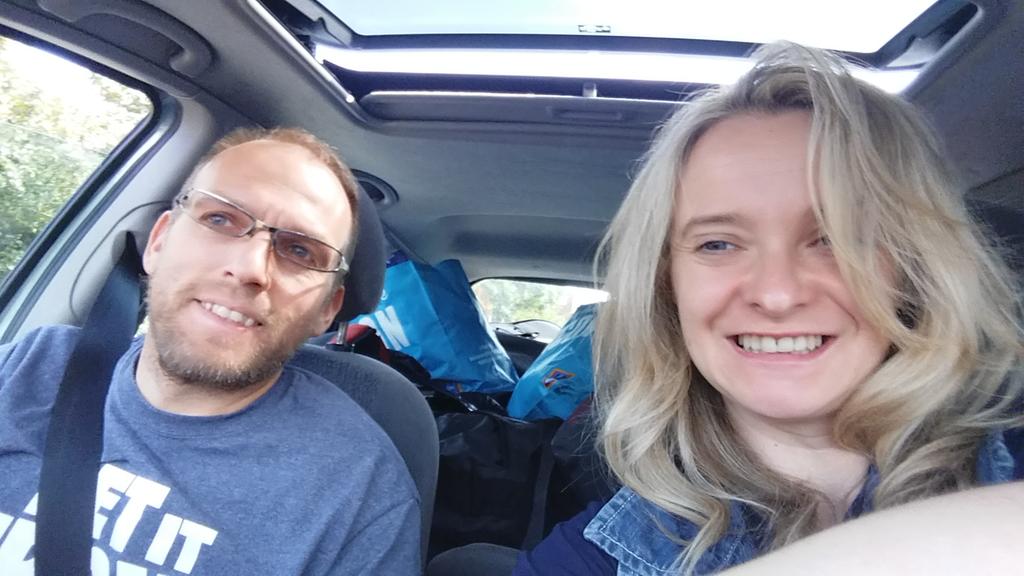 klfitme's tweet photo. On our way to Weymouth......woohooo! Let's do this!  @challengeuktri  #excited http://t.co/kUqBMdG1ny
