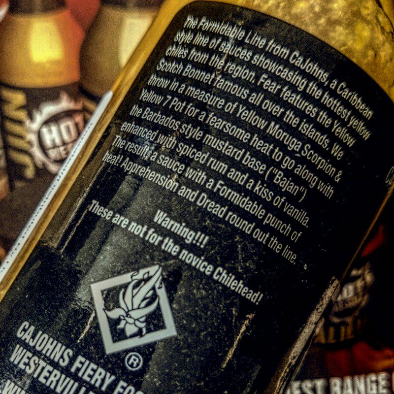 ChilliFiends's tweet image. These two sauces come with a friendly warning on the back of the bottle ...
