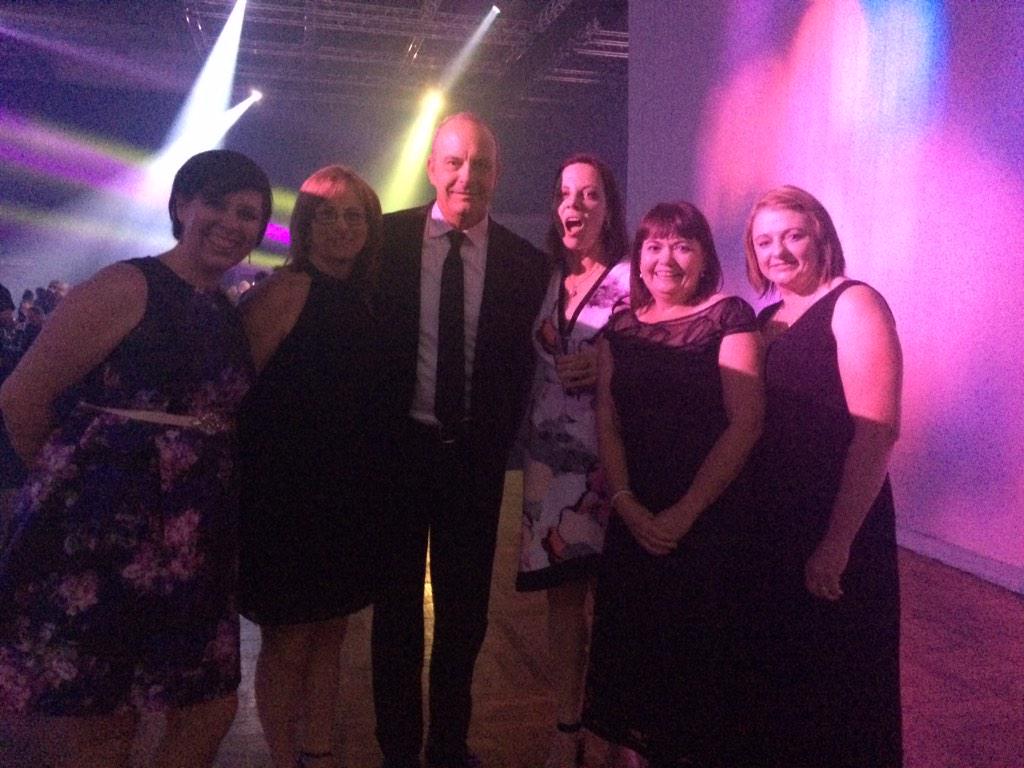 #standrewsipswichprivate team with an old friend Cameron Daddo! #training awards