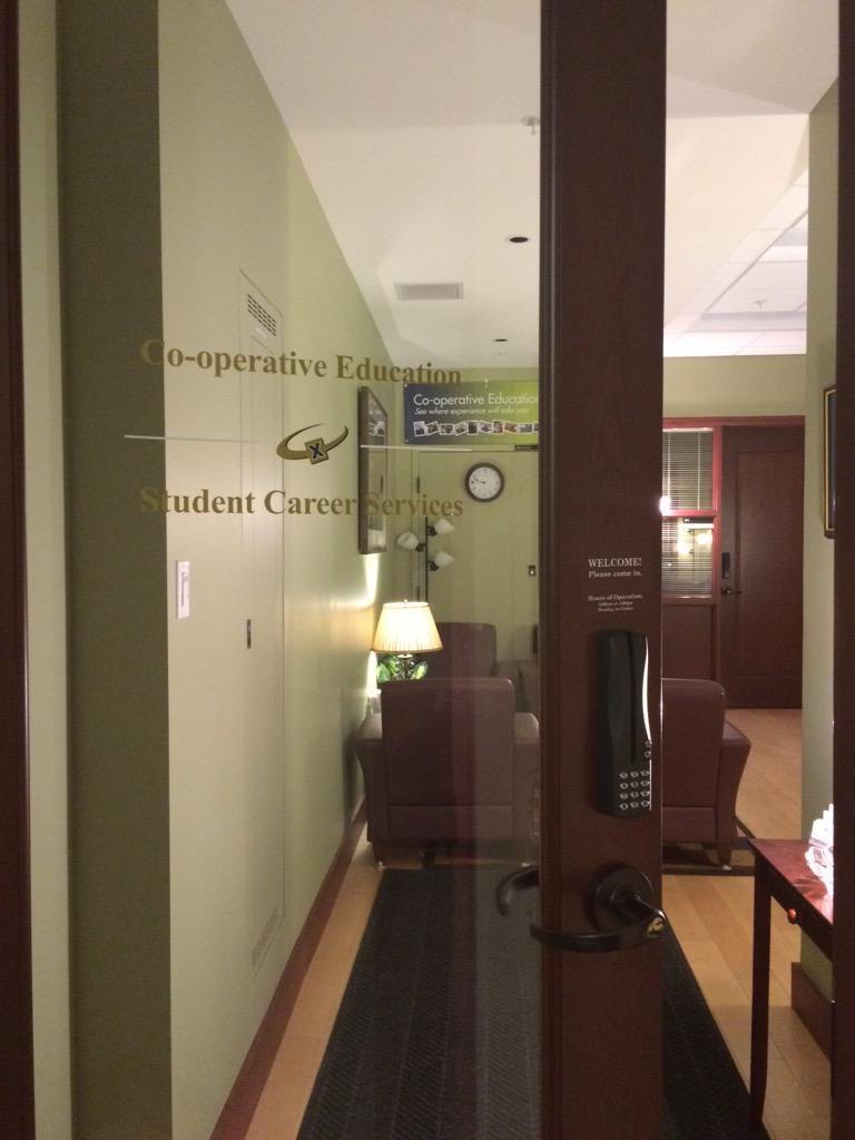 StFXCoop's tweet photo. And now you shall know where we are @stfxuniversity!!...#newsign #schwartz189 #stfxcoop #stfxcareerservices http://t.co/9cDjFkemmF