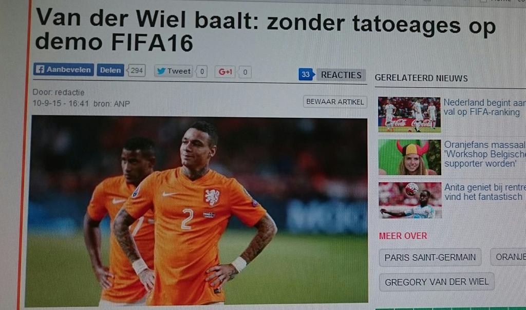 Kleedkamerhumor's tweet photo. Loop je eerst zo goed als zeker een EK mis, daarna dit.. 

Gaat 't Gregory ? 

Man, man, man.. http://t.co/GxV4UeGY07