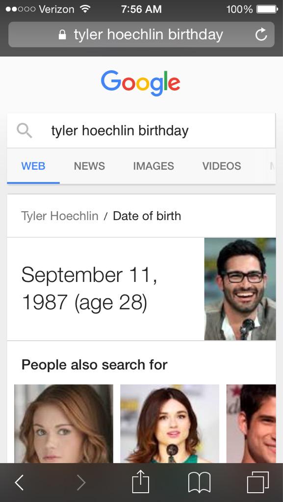 In more lighthearted news, HAPPY BIRTHDAY TYLER HOECHLIN!!! 