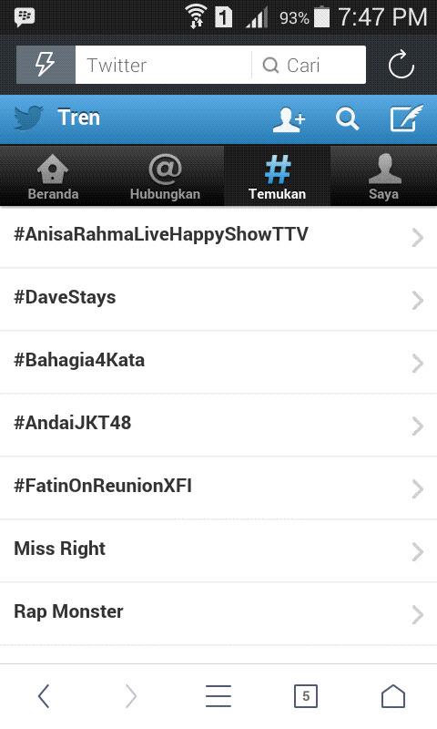 Masih lom cetar nih hastagnya...  #FatinOnReunionXFI...