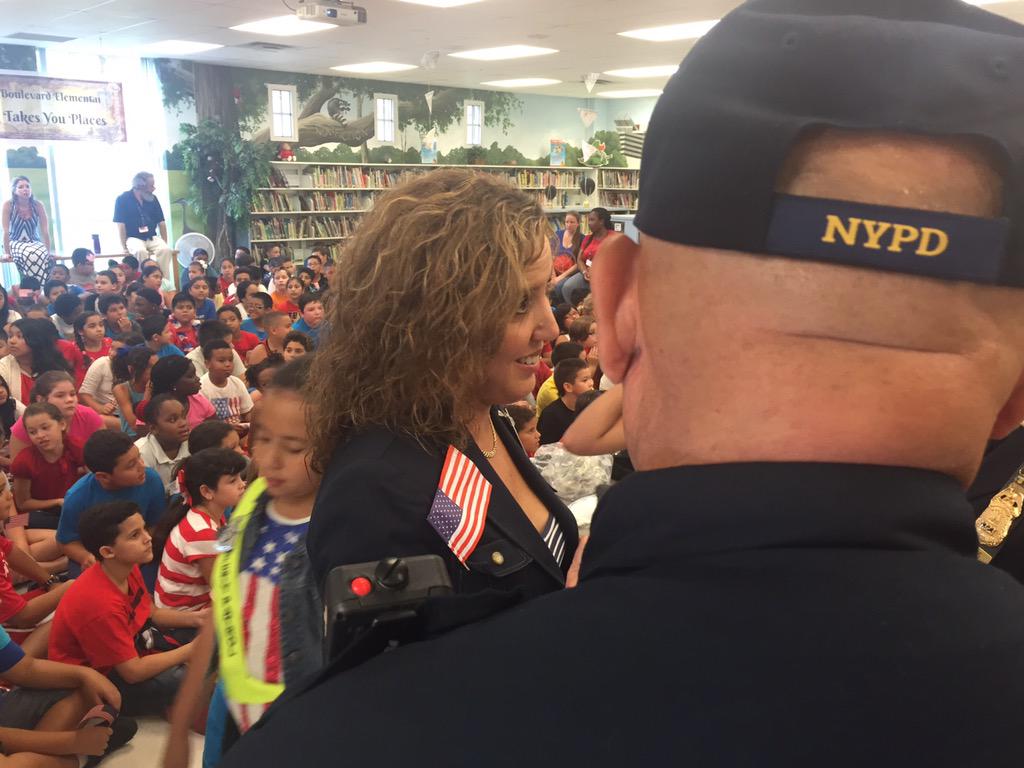 ChrisDayWTSP's tweet photo. Happening Now: special presentation for 4th and 5th graders from 9/11 First Responders about their experience #WTSP http://t.co/cT3kDn8AYh