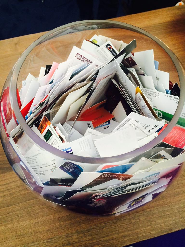 AEL_Aberdeen's tweet photo. Good luck to everyone who dropped their business cards in our bowl @SPE_OE! The draw will take place on Tuesday! http://t.co/9OIRIiRXql