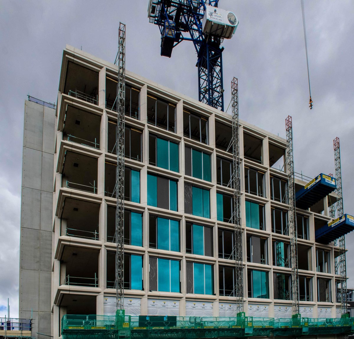 Work nearly complete on the main façade to our University of Bedfordshire Library project. #precast