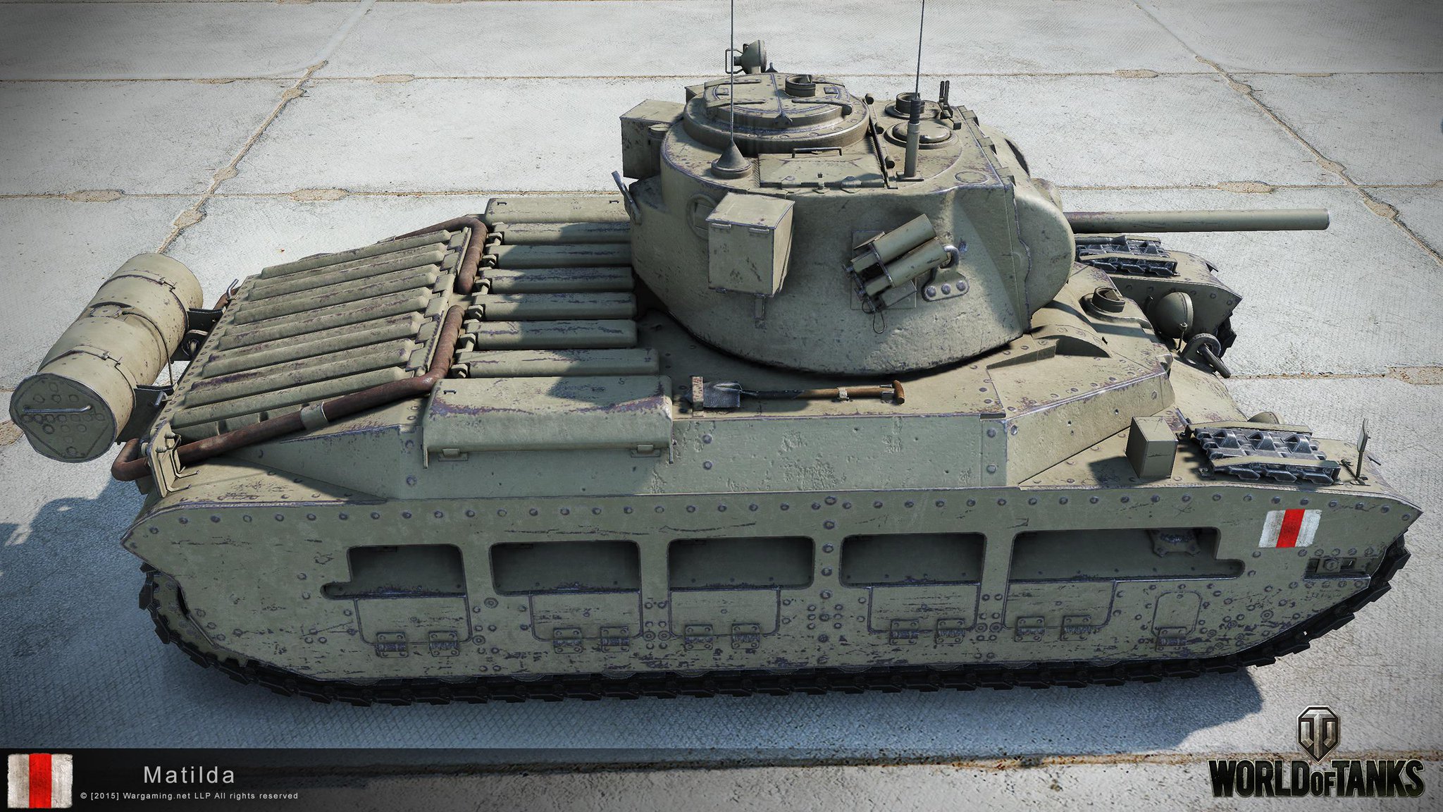 Matilda 4. A12 "Matilda II", пехотный танк.