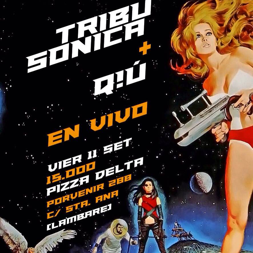 rockenpy's tweet photo. Hoy ! @TribuSonica y #Q!U en vivo en #PizzaDelta
http://t.co/bjf5yapqEk http://t.co/3qDbJI1LQs