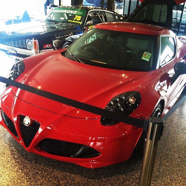 LauncestonJeep's tweet photo. 0-100 in 4.5 seconds...Built in Modena. The @Alfa_Romeo_4C - pick yours up and #discovertasmania #cars #4c #alfaromeo http://t.co/vRZZwNxf4K
