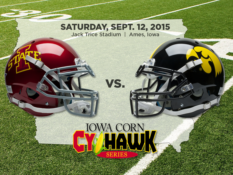 IowaGames's tweet photo. It is Friday, it feels like fall and it is football season! Who is ready for tomorrow's big game? #CyHawk #football http://t.co/yKNmbRG4T7