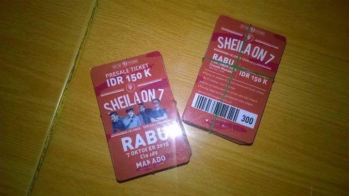 Tiket presale konser <a href="/sheilaon7/">Sheila On 7</a> di Manado sudah ready ganks 😉 buruan beli jgn sampe kehabisan 😉 <a href="/99_ent/">Ninety Nine Ent</a>