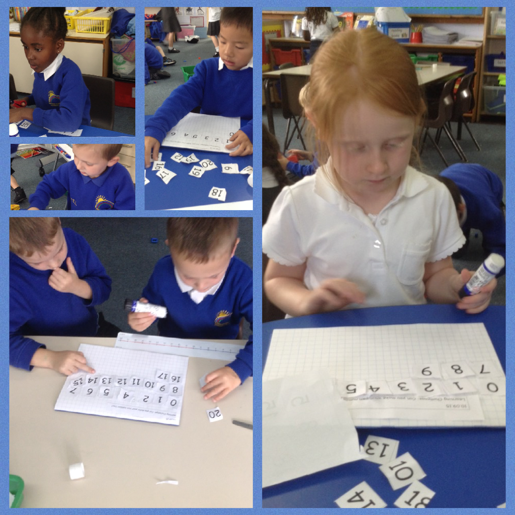 year1aMRPA's tweet photo. We've been using our counting skills to make our own number lines to 20!  http://t.co/a4a5bSKXf9 http://t.co/t6hcFbWkWN
