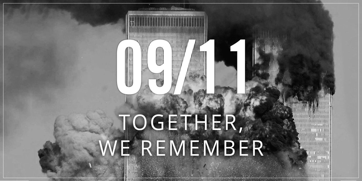 IDF's tweet image. Today, we stand united with America &amp;amp; remember the 2,977 victims. May their memory be a blessing.