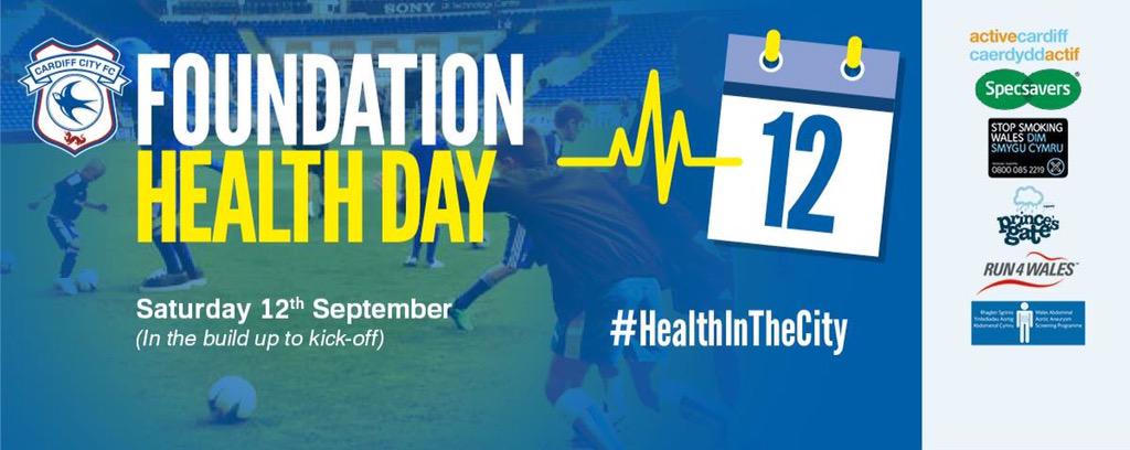 Come and see us at the Specsavers stand before kick off at tomorrow's game #HealthInTheCity