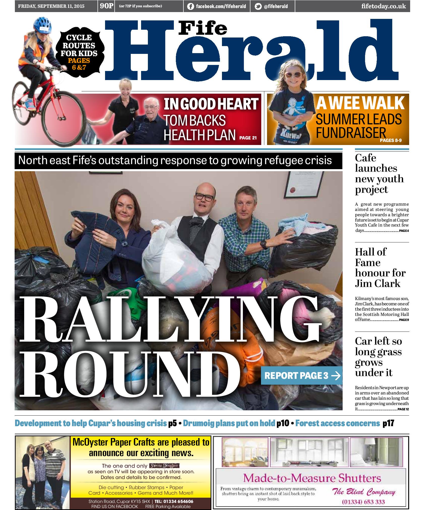Fife Herald on Twitter "Morning all, the sun's out again and so's the