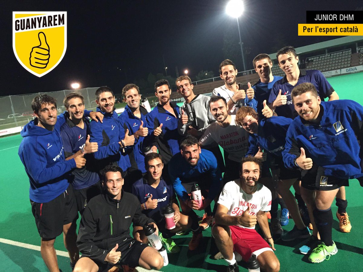 JuniorDHM's tweet photo. Bona diada a tothom! @JuniorDHM per l'esport català! #Guanyarem #forçajunior http://t.co/o0AX0kCgqN