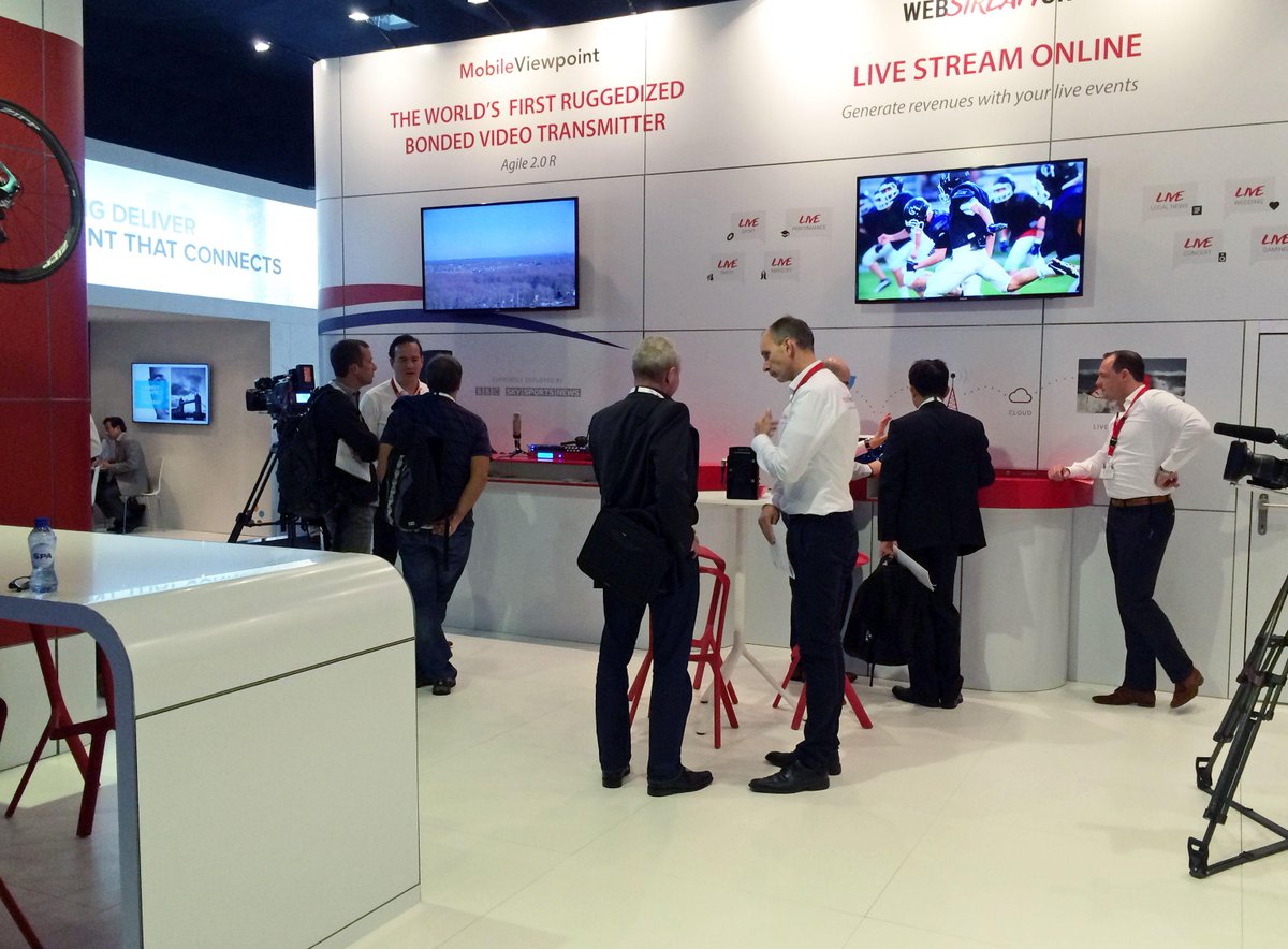 MobileViewpoint's tweet photo. #IBCShow #1stday. Glad to see so many new and familiar faces. New #WMTlive: #AgileSF #filebased #IPworkflow #14F21 http://t.co/khZZQMmy2O