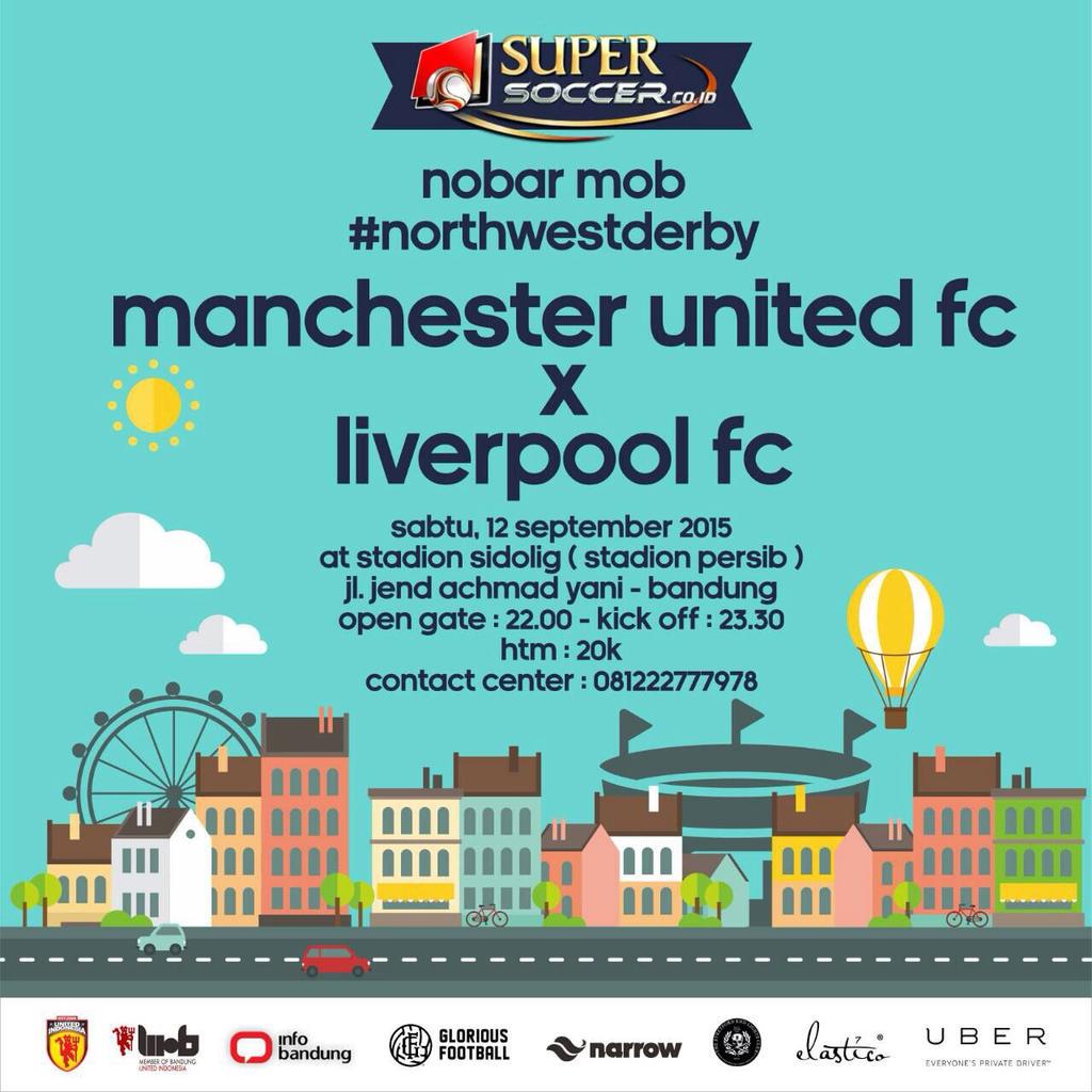 MoB_UnitedDaci's tweet photo. #NobarMoB #MUFC x #LFC Sabtu,120915 @ Stadion Sidolig (stadion persib) OG 22.00 KO 23.30 HTM 20k Join us Lads!! http://t.co/2w62bBXdba