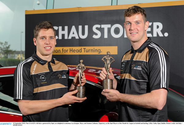 ICYMI yesterday, <a href="/Leeroykeegan/">Lee Keegan</a> &amp; <a href="/seamiecallanan/">Seamie Callanan</a> won the <a href="/GAAGPA/">GAA/GPA</a> Opel All Star POTM awards » gaa.ie/c55be7
