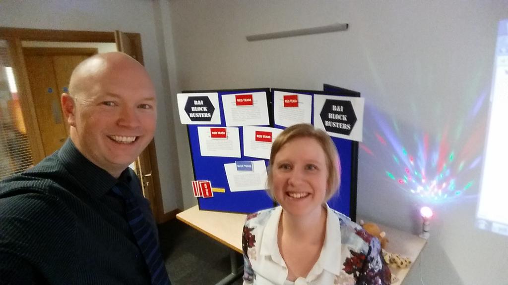 Orlando_Hampton's tweet photo. #R&amp;IBusters is now a reality.  Pilot hailed an unparalleled success by me. #oneHEE @NHS_HealthEdEng @EastMidsLETB http://t.co/AvXd7msKng