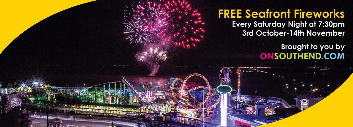 VisitSouthend's tweet photo. OVER 27,000 are going to the first FREE Seafront Fireworks Display from @On_Southend 3/10 @ 7:30pm - ARE YOU??? http://t.co/2ilZneU5x6