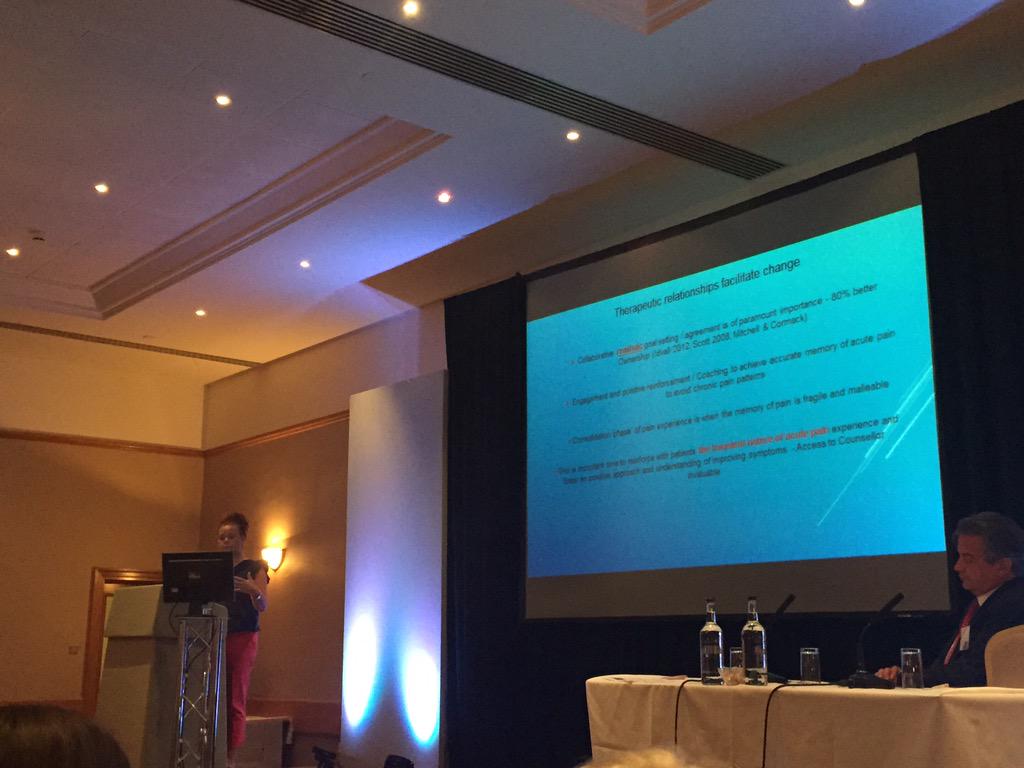 leedspainteam's tweet photo. Some fantastic ideas about the psychological and emotional aspects of pain. Some real food for thought #NAPS2015 http://t.co/5UYjwZKyEa