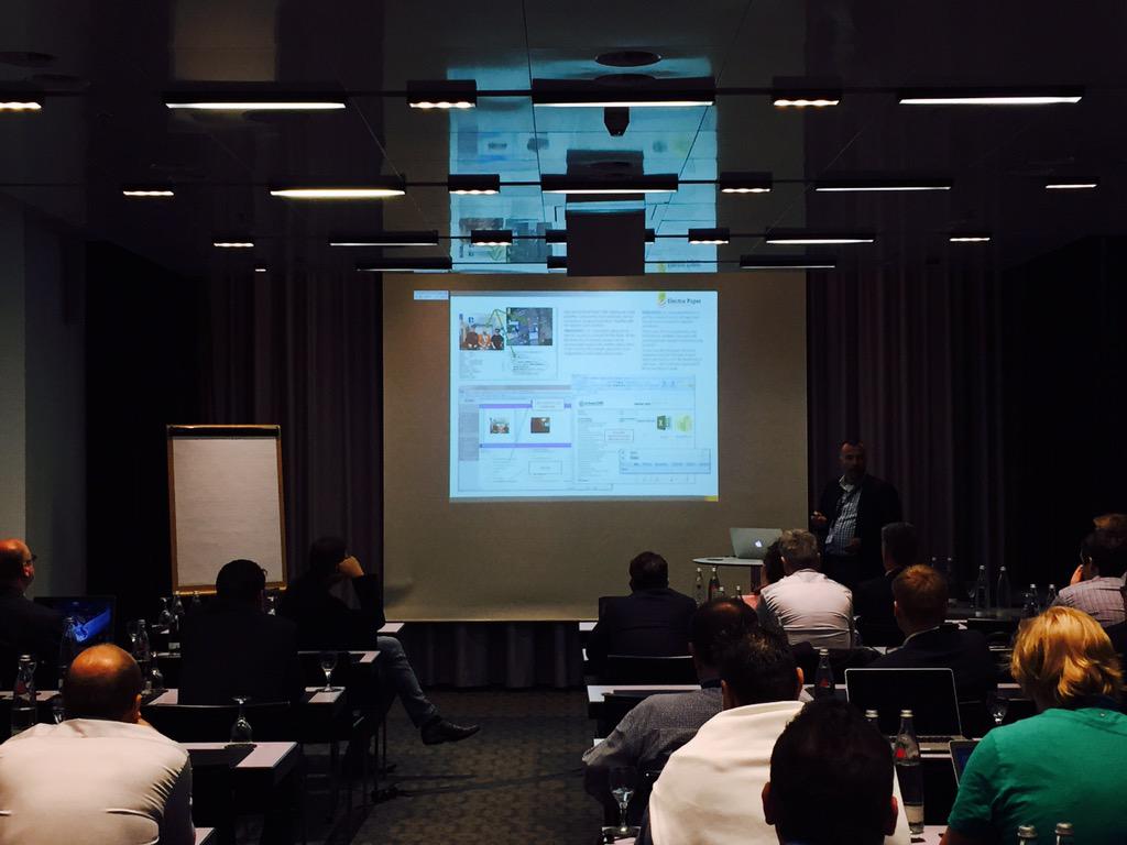 MFiles_DE's tweet photo. @M_Files partner Electric Paper getting partners excited about their custom #apps #MFilesPartnersMunich http://t.co/pPANBTXcdc