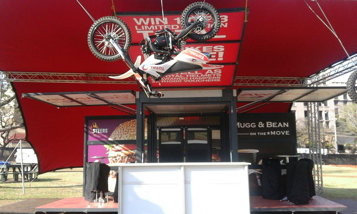 ScanDisplay's tweet image. #Modulbox activation @RedbullZA @xfighters this weekend! @Havas_SE_SA @ChaosTheorySA @TotalSAfrica