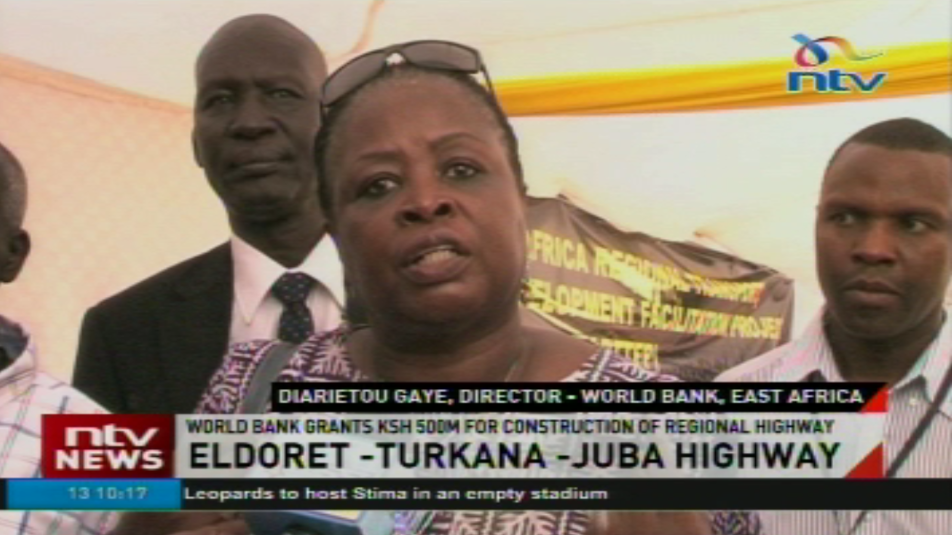 ntvkenya's tweet photo. Eldoret -Turkana -Juba Highway: World Bank grants KSh 500m for construction of regional highway  #NTVAtOne http://t.co/nIHw9yfCGd