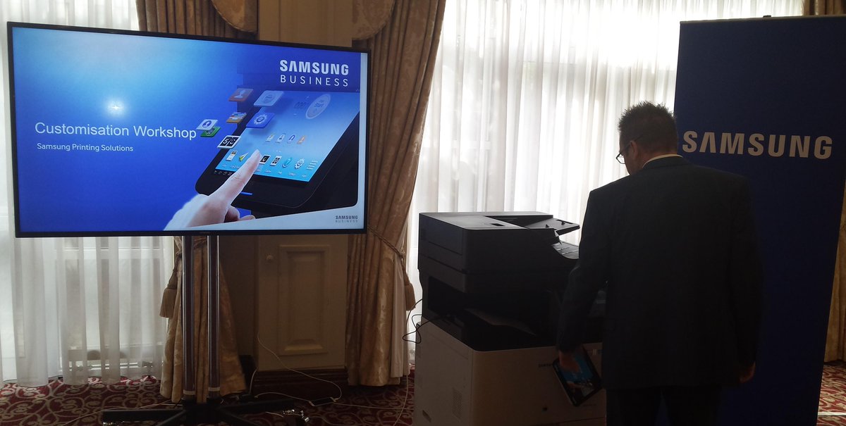 BurkeSys's tweet photo. Endless possibilities for our customers with the new range of Samsung printers #burkesys #supersmart #belfasthour http://t.co/1nk8oVm6Ul