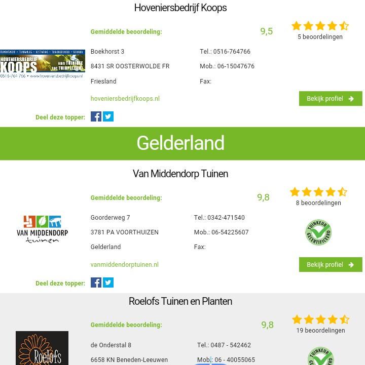 Trots, wij zijn de Topper van Gelderland op HovenierNederland.nl <a href="/HovenierNL/">HovenierNL</a> <a href="/tuinkeur/">TuinKeur</a>