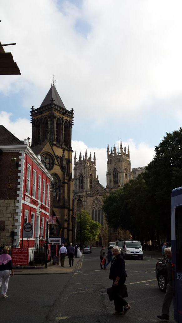 35 miles and a glimpse of York Minster #greatbritishbikeoff