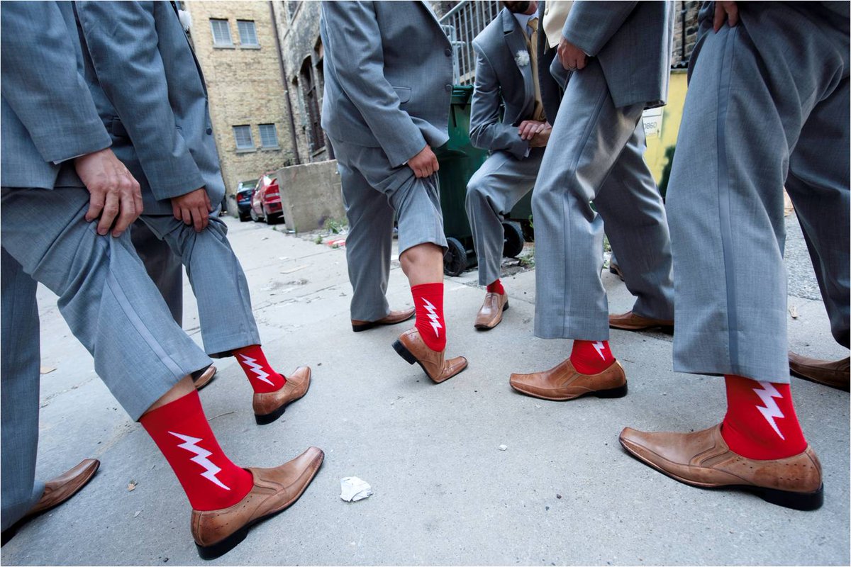 KleinfeldCanada's tweet photo. #TGIF (Today's Gift Idea For) the groom party @SockItToMeInc.β Save til Sunday: http://t.co/Z45Jy2t6nw #AccessoryWeek http://t.co/b7Zhr7KA9R