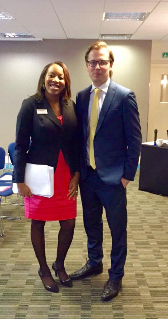 etcAvonmouth's tweet photo. MD of @thebrainpeople, James Hutchinson with the Business Development Manager, Lola Rokosu. @etcvenues @etcAvonmouth http://t.co/22q9lTc5gE