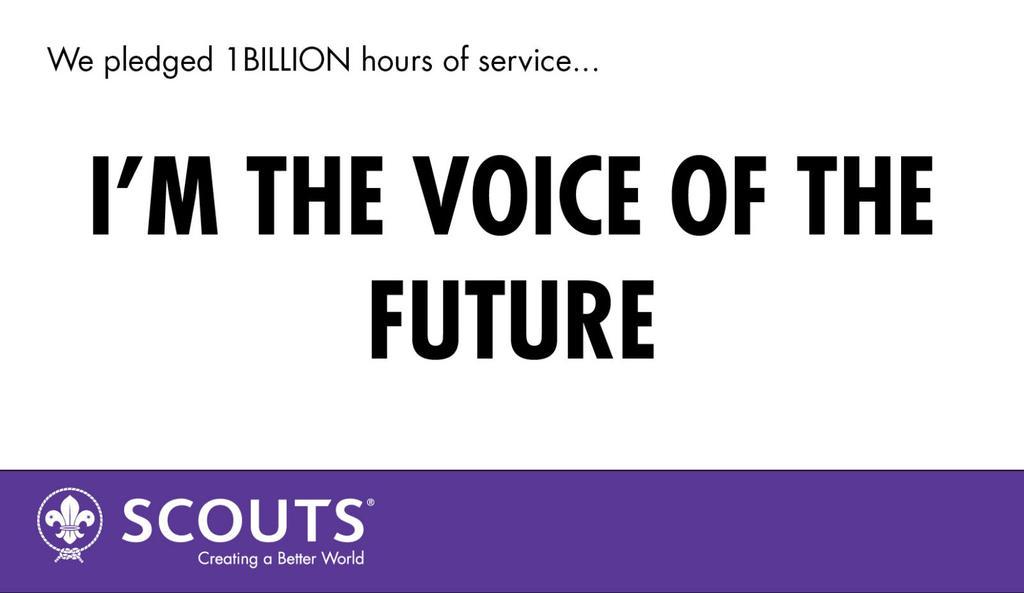 2) I'M THE VOICE OF THE FUTURE #10Pledged #Declared <a href="/worldscouting/">World Scouting</a>