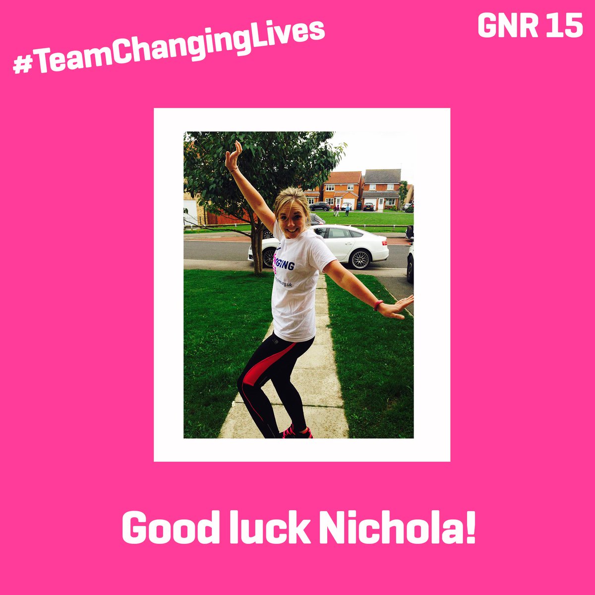ChangingLives__'s tweet photo. #TeamChangingLives "I'm honoured to have been given the opportunity to raise money for such an amazing charity" http://t.co/BRQPzjEVG5
