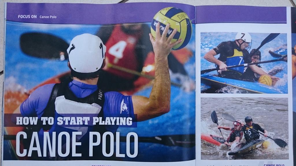 #CanoeFocus  lands on doormat and WOW, well done <a href="/CanoePoloBC/">British Canoe Polo</a> and <a href="/BritishCanoeing/">Great British Canoeing</a> for including piece on #CanoePolo