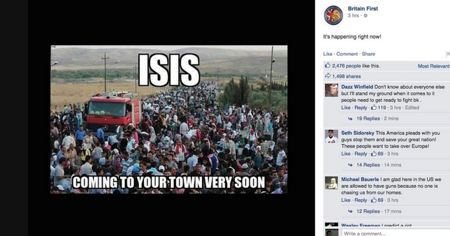 VICEUK's tweet photo. No – ISIS are not coming to your town "right now": http://t.co/0V7LFXbY8f http://t.co/j9RW9aLoU1