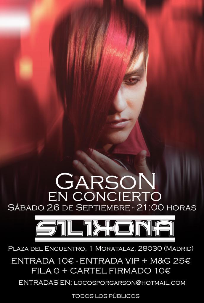 LocosPorGarson's tweet photo. Solo 15 días para ver a  @GarsonOfficial en concierto! http://t.co/Cfp5CcgMad