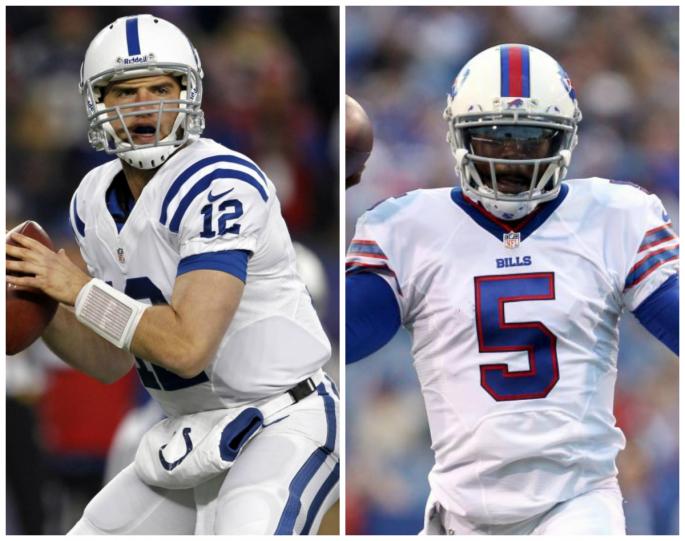 KyleEricDavis's tweet image. Fun Fact Friday: Tyrod Taylor and Andrew Luck square off this week. Taylor's last start was on 1/3/2011 against Luck