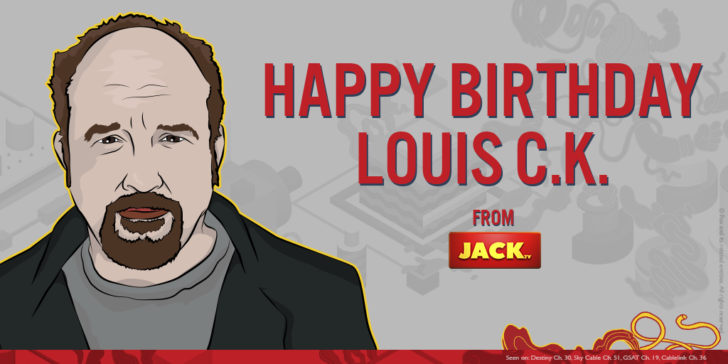 48 years ago, a comedic icon was born today. Happy birthday to star Louis CK!

Cheers from the Philippines! 