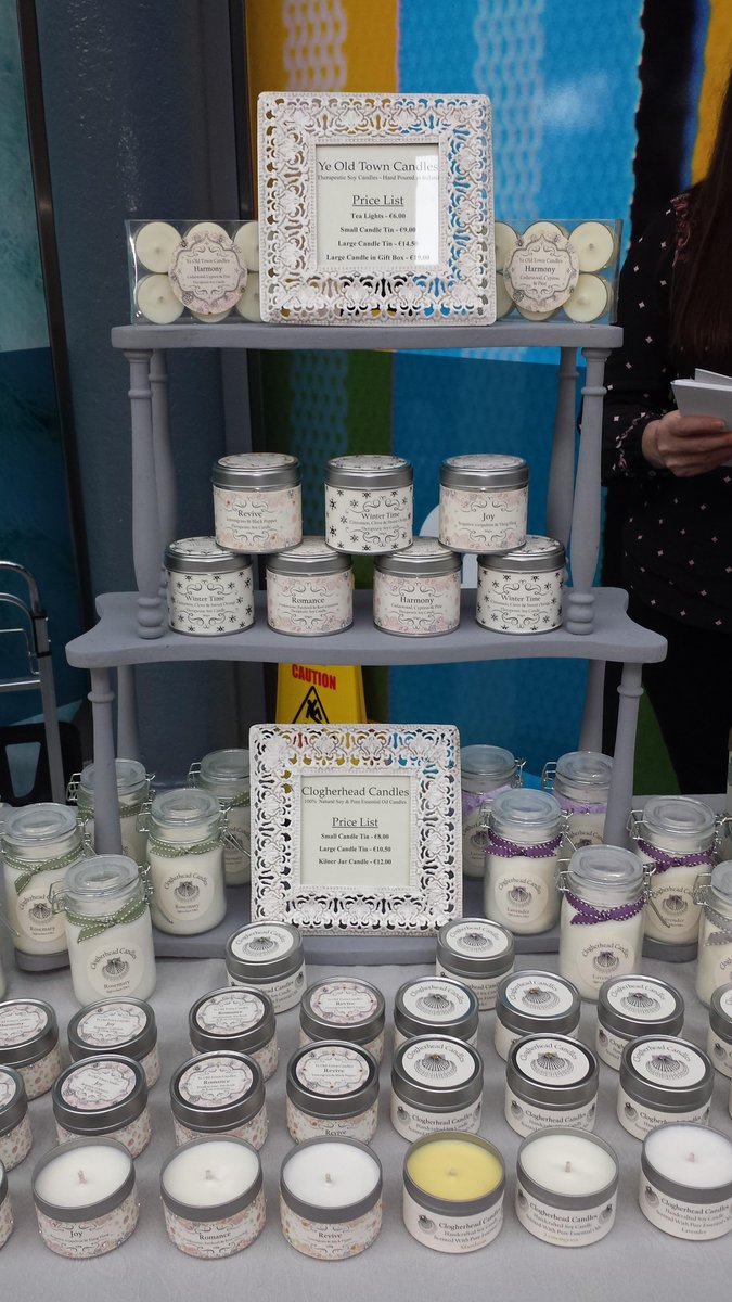 chqdublin's tweet image. Delighted to welcome @PaperBearIRL @clogherheadcandle to the @CHQMarket, fab range of candles &amp;amp; handmade cards