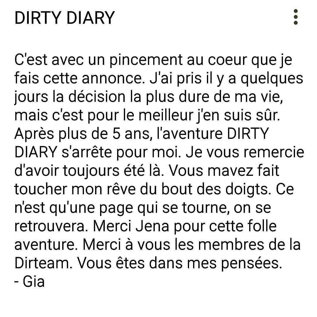 GiaMartinelli's tweet photo. Dirty Diary.. http://t.co/GgPGt61Az8