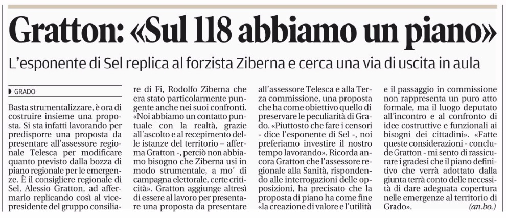 AlessioGratton's tweet photo. C'è un momento per le riflessioni. Un momento per il confronto. 
Adesso è il momento di far sintesi. @sinistrafvg http://t.co/qRU9ShE7mp